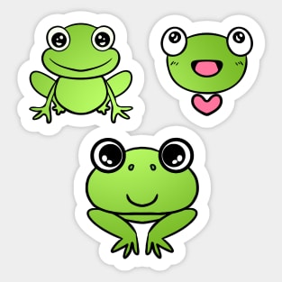 Super Mega Kawaii Frog Sticker